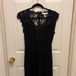 BCBG Elegant Black Lace Dress